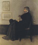 Sir William Orpen Portrait of Thomas Carlyle oil